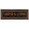 6" x 36" Theater Sign Framed Wall Art, Contemporary Home Theater Movie Décor, Glass Facing and Hanging Hardware Included
